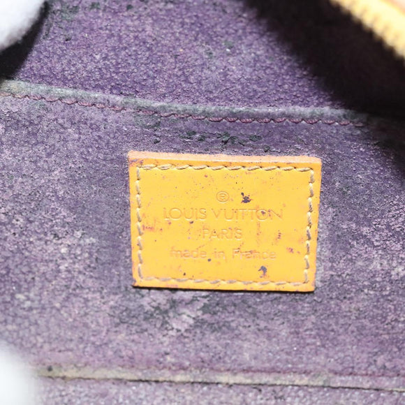 LOUIS VUITTON Epi Dauphine PM Pouch Yellow M48449 LV Auth th6299
