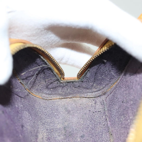 LOUIS VUITTON Epi Dauphine PM Pouch Yellow M48449 LV Auth th6299