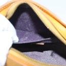 LOUIS VUITTON Epi Dauphine PM Pouch Yellow M48449 LV Auth th6299-18