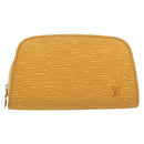 LOUIS VUITTON Epi Dauphine PM Pouch Yellow M48449 LV Auth th6299-13