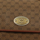 GUCCI Micro GG Supreme Hand Bag PVC Beige Gold 000 46 4857 Auth th6300-17