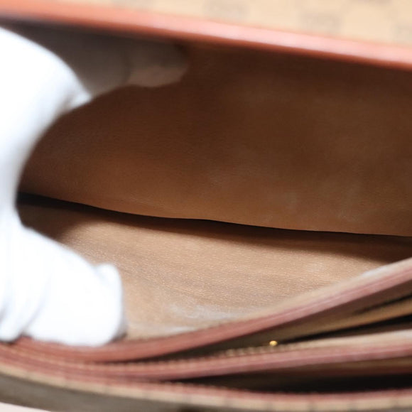 GUCCI Micro GG Supreme Hand Bag PVC Beige Gold 000 46 4857 Auth th6300