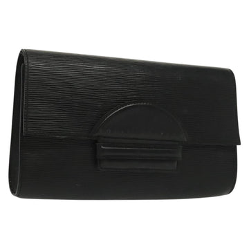 LOUIS VUITTON Epi Chaillot Clutch Bag Black M52542 LV Auth th6301