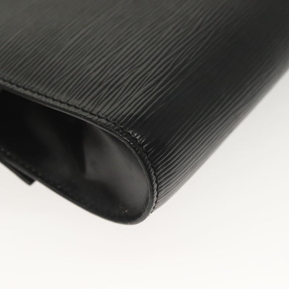 LOUIS VUITTON Epi Chaillot Clutch Bag Black M52542 LV Auth th6301