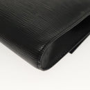 LOUIS VUITTON Epi Chaillot Clutch Bag Black M52542 LV Auth th6301-16