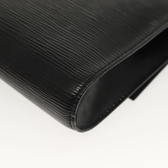 LOUIS VUITTON Epi Chaillot Clutch Bag Black M52542 LV Auth th6301