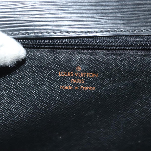 LOUIS VUITTON Epi Chaillot Clutch Bag Black M52542 LV Auth th6301