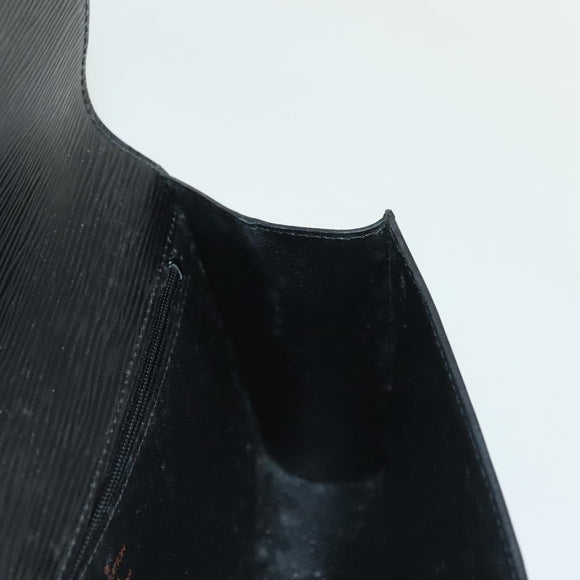 LOUIS VUITTON Epi Chaillot Clutch Bag Black M52542 LV Auth th6301