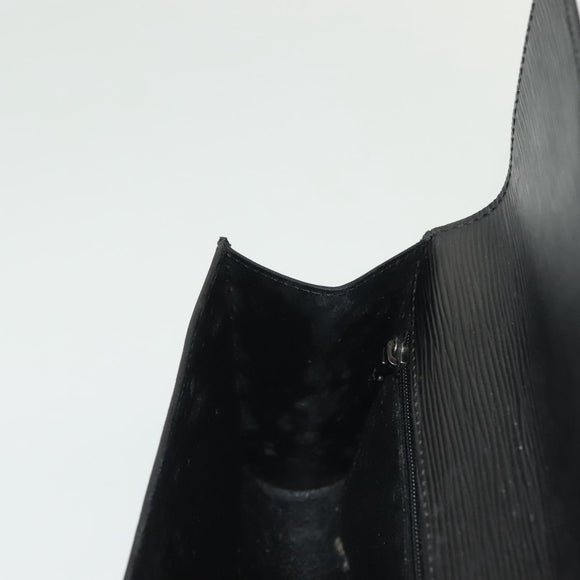 LOUIS VUITTON Epi Chaillot Clutch Bag Black M52542 LV Auth th6301