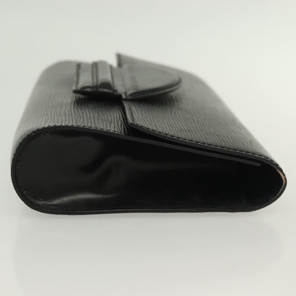 LOUIS VUITTON Epi Chaillot Clutch Bag Black M52542 LV Auth th6301