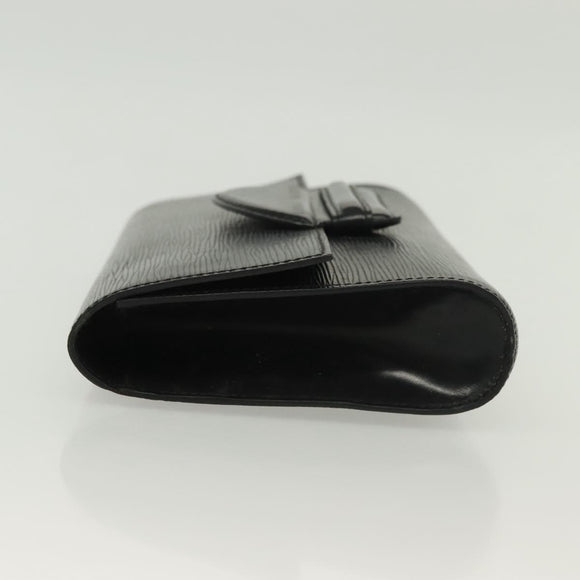 LOUIS VUITTON Epi Chaillot Clutch Bag Black M52542 LV Auth th6301