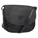 FENDI Shoulder Bag PVC Black Auth th6302-1