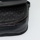 FENDI Shoulder Bag PVC Black Auth th6302-14