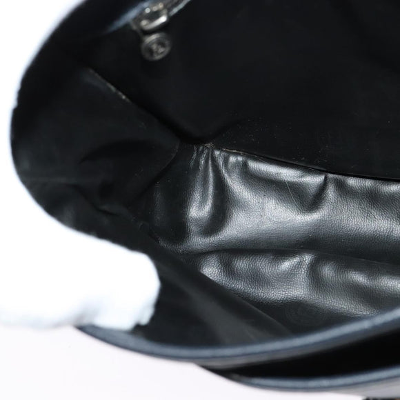 FENDI Shoulder Bag PVC Black Auth th6302