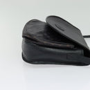 FENDI Shoulder Bag PVC Black Auth th6302-4