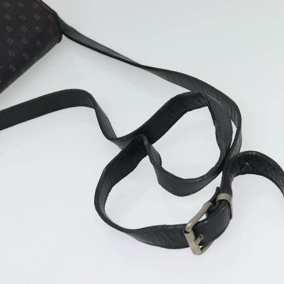 FENDI Shoulder Bag PVC Black Auth th6302