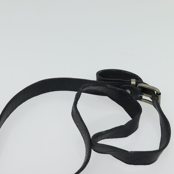 FENDI Shoulder Bag PVC Black Auth th6302