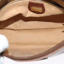 GUCCI Micro GG Supreme Shoulder Bag PVC Beige Gold 007 87 0018 Auth th6303-16