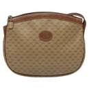 GUCCI Micro GG Supreme Shoulder Bag PVC Beige Gold 007 87 0018 Auth th6303-2
