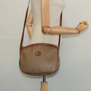 GUCCI Micro GG Supreme Shoulder Bag PVC Beige Gold 007 87 0018 Auth th6303-21