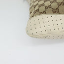 GUCCI GG Canvas Shoulder Bag Beige Silver 145857 Auth th6308-10