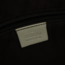 GUCCI GG Canvas Shoulder Bag Beige Silver 145857 Auth th6308-16