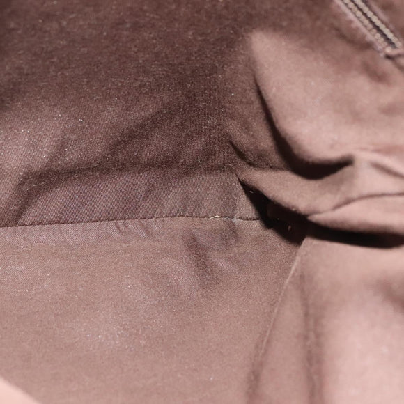 GUCCI GG Canvas Shoulder Bag Beige Silver 145857 Auth th6308