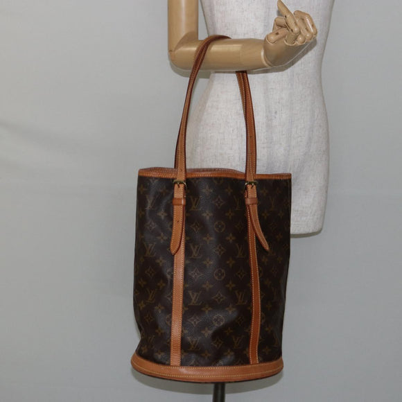 LOUIS VUITTON Monogram Bucket GM Shoulder Bag M42236 LV Auth th6314
