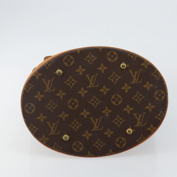 LOUIS VUITTON Monogram Bucket GM Shoulder Bag M42236 LV Auth th6314