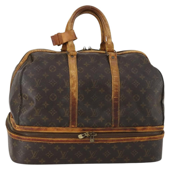 LOUIS VUITTON Monogram Sac Sports Boston Bag M41444 LV Auth th6318