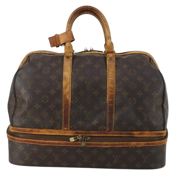 LOUIS VUITTON Monogram Sac Sports Boston Bag M41444 LV Auth th6318