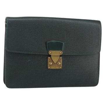 LOUIS VUITTON Taiga Pochette Kourad Clutch Bag Epicea M30194 LV Auth th6319