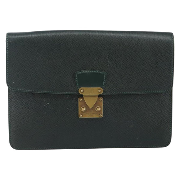 LOUIS VUITTON Taiga Pochette Kourad Clutch Bag Epicea M30194 LV Auth th6319