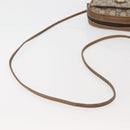 GUCCI GG Plus Supreme Shoulder Bag PVC Leather Beige Gold Auth th6320-8