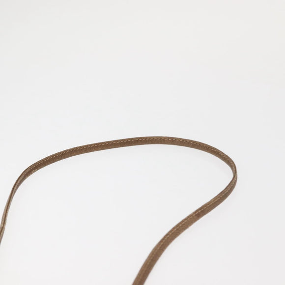 GUCCI GG Plus Supreme Shoulder Bag PVC Leather Beige Gold Auth th6320