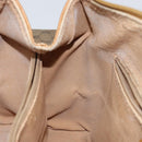 GUCCI Micro GG Supreme Hand Bag PVC Beige Gold 000 39 0158 Auth th6321-21