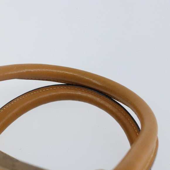 GUCCI Micro GG Supreme Hand Bag PVC Beige Gold 000 39 0158 Auth th6321