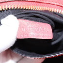 Chloe Etel Hand Bag Leather 2way Red Gold Auth th6324-22