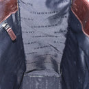 BURBERRY Nova Check Hand Bag Canvas Beige Silver Auth th6326-17