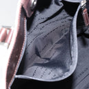 BURBERRY Nova Check Hand Bag Canvas Beige Silver Auth th6326-19