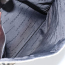 BURBERRY Nova Check Hand Bag Canvas Beige Silver Auth th6326-20