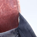 BURBERRY Nova Check Hand Bag Canvas Beige Silver Auth th6326-12