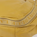 BURBERRY Blue Label Tote Bag Leather Yellow Auth th6327-10