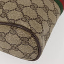 GUCCI GG Supreme Web Sherry Line Clutch Bag PVC Beige 156 01 012 Auth th6330-7