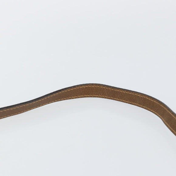 GUCCI GG Plus Supreme Shoulder Bag PVC Leather Beige Gold Auth th6331