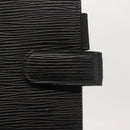 LOUIS VUITTON Epi Agenda MM Day Planner Cover Black R20042 LV Auth th6334-18