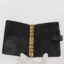 LOUIS VUITTON Epi Agenda MM Day Planner Cover Black R20042 LV Auth th6334-7