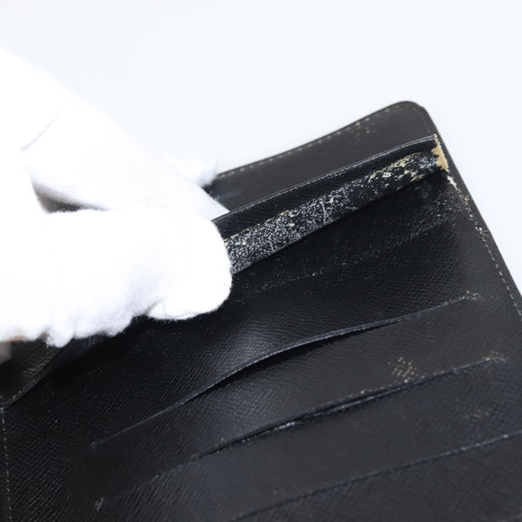 LOUIS VUITTON Epi Agenda MM Day Planner Cover Black R20042 LV Auth th6334