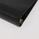 LOUIS VUITTON Epi Agenda MM Day Planner Cover Black R20042 LV Auth th6334-14