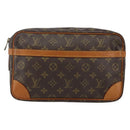 LOUIS VUITTON Monogram Compiegne 28 Clutch Bag M51845 LV Auth th6336-13
